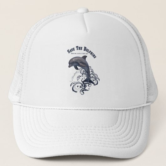 SaveTheDolphins - Trucker Hat キャップ (正面)