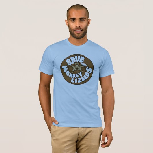SaveTheMonkeyLizards Tシャツ (正面フル)