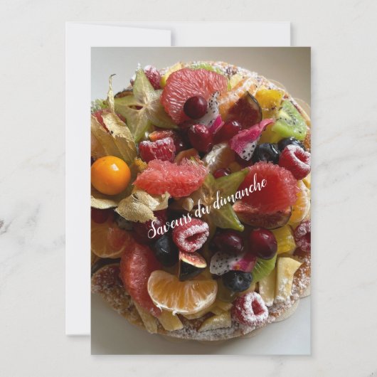 Saveur du dimanche (正面)