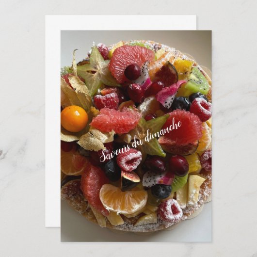 Saveur du dimanche (正面/裏面)