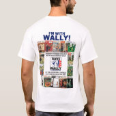 SaveWally.orgは冒険が続くようにしました Tシャツ (裏面)