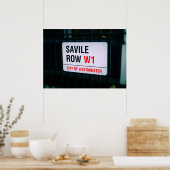 Savile Row – ロンドン – ポスター (キッチン)