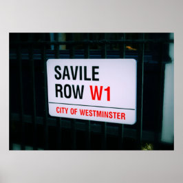 Savile Row – ロンドン – ポスター