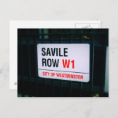 Savile Row – ロンドン – ポストカード (正面/裏面)