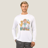 Saving Animals Is My Superpower – Funny Veterinari トライブレンドＴシャツ (正面全体)