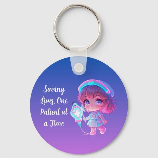 Saving Lives, One Patient at a Time Key Ring キーホルダー (正面)