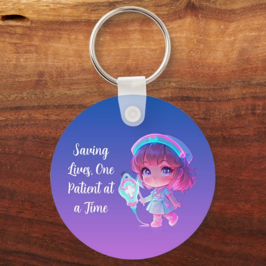 Saving Lives, One Patient at a Time Key Ring キーホルダー (正面)