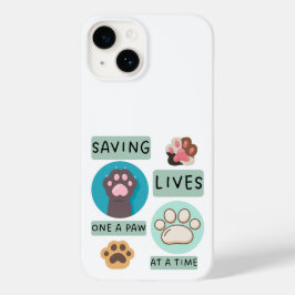 Saving Lives One Paw At A Time – Vet Animal Design Case-Mate iPhone 14ケース