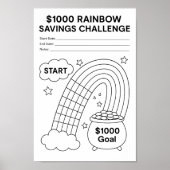 Savings Challenge Tracker ポスター (正面)
