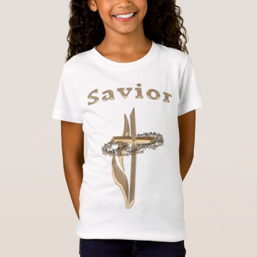 Savior Girls ChristianクロスTシャツ Tシャツ (正面)