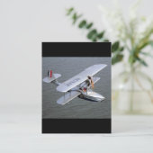 Savoia、Marchetti S-56、1930_クラシックAviation ポストカード (スタンド正面)