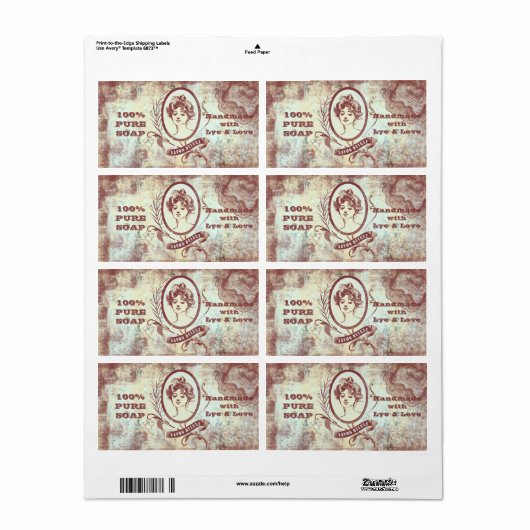 SAVON DELUXE – ラベル (フルシート)