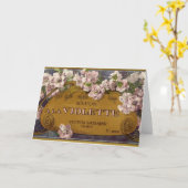 Savon laのVioletteの挨拶状 カード (黄色い花)