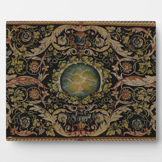 Savonnerieカーペット1 (フルカラー) フォトプラーク (正面)