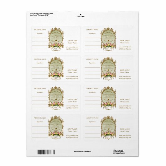 SAVONNERIE ～ラベル ラベル (フルシート)