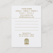 SAVONNERIE ～名刺 名刺 (裏面)