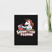Savor The Fusion Unicorn Sticker  カード (正面)