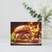 Savor the Irresistible with our Flavorful BBQ Beef ポストカード (スタンド正面)
