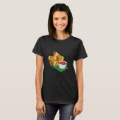 Savors the Cuteness of Lumpia Filipino Delight Tシャツ (正面フル)