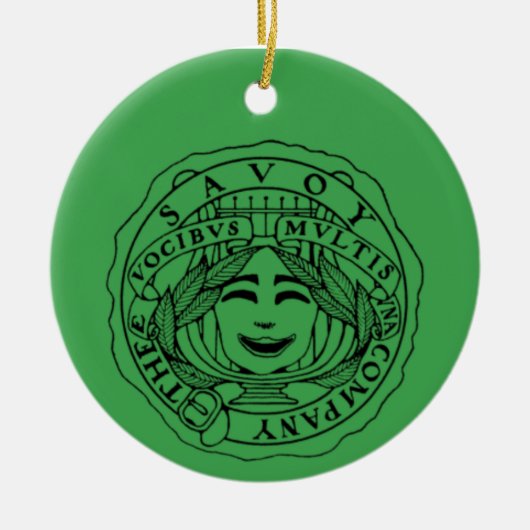 Savoy ceramic ornament セラミックオーナメント (正面)