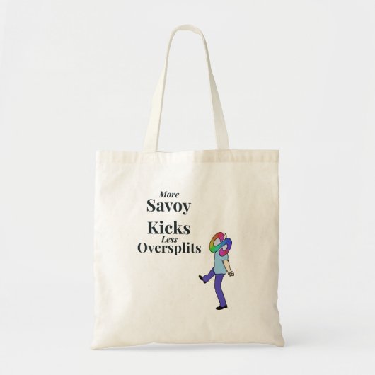 Savoy Kicks vs. オーバースプリット 論争 トートバッグ (正面)