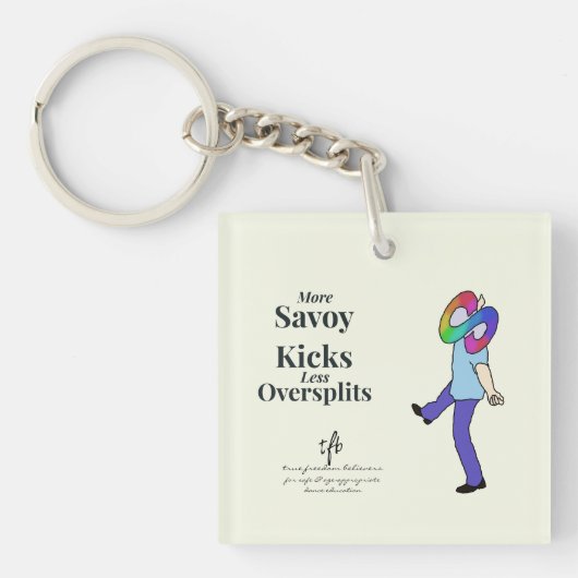 Savoy Kicks vs. Oversplits キーホルダー (正面)