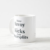 Savoy Kicks vs. Oversplits コーヒーマグカップ (正面左)