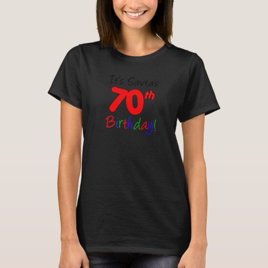 Savtaの70th Birthday Partyお祝いイベント Tシャツ (正面)