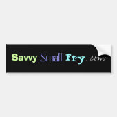 SavvySmallFry.com バンパーステッカー (正面)
