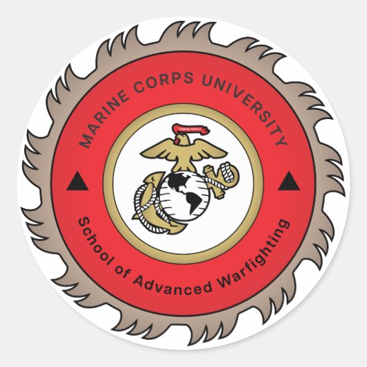 SAWステッカーVer 2 ラウンドシール (正面)