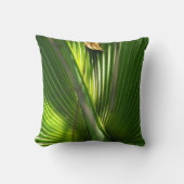 Saw Palmetto Photoクローズアップ クッション (正面)