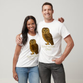 Saw-whet Owl T-Shirt: Raptor Bird Nature Design Tシャツ (ユニセックス)