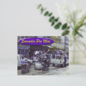 Sawadeeの小便MaiSongkranの郵便はがき ポストカード (スタンド正面)