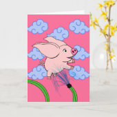 Sawadee Pee Mai, Happy Songkran，タイの新年 カード (黄色い花)