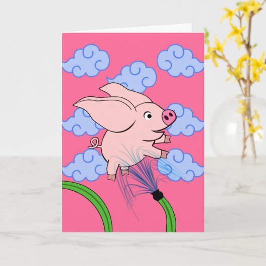 Sawadee Pee Mai, Happy Songkran，タイの新年 カード (黄色い花)