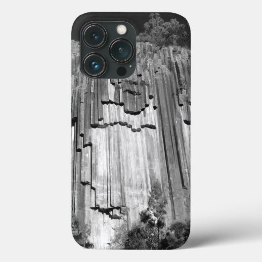 Sawn Rocks Australia黒白 Case-Mate iPhoneケース (裏面)