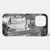 Sawn Rocks Australia黒白 Case-Mate iPhoneケース (裏面 (横))