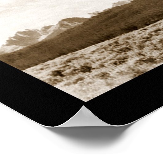 Sawtooth Mountains Stanley ID写真1936 ポスター (角)