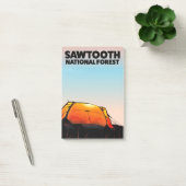 Sawtooth National Forest Travelポスター ポストイット (オフィス)