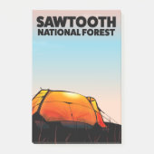 Sawtooth National Forest Travelポスター ポストイット (正面)