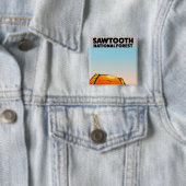 Sawtooth National Forest Travelポスター 缶バッジ (インサイチュ)