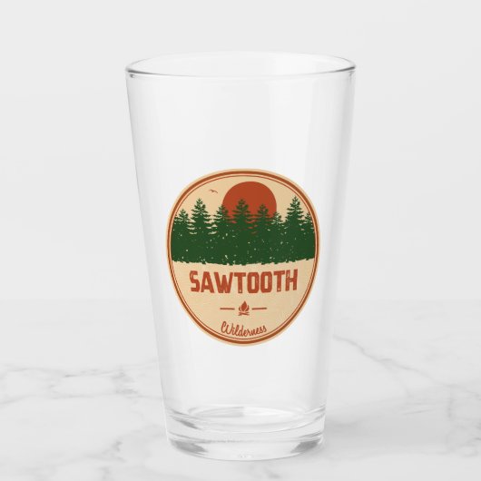 Sawtooth Wilderness Idaho タンブラーグラス (正面)