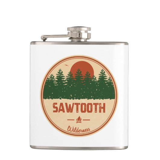Sawtooth Wilderness Idaho フラスク (正面)