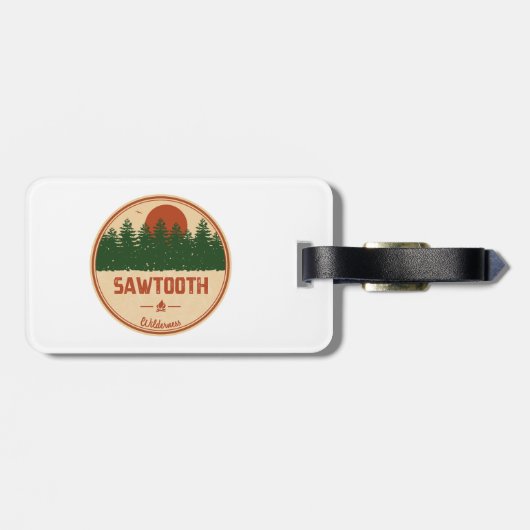 Sawtooth Wilderness Idaho ラゲッジタグ (裏面横)