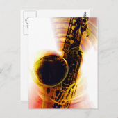 Saxスピン1 ポストカード (正面/裏面)