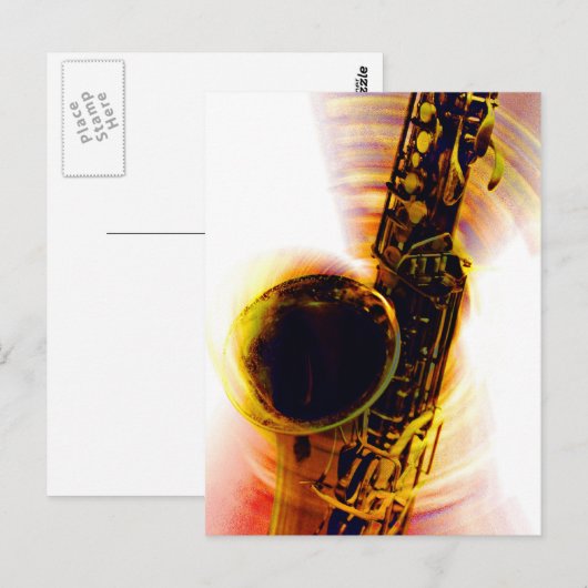 Saxスピン1 ポストカード (正面/裏面)