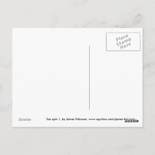 Saxスピン1 ポストカード (裏面)