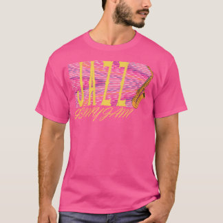 SaxプレイヤーJazzは私のジャムサックスクールジャズMus Tシャツ