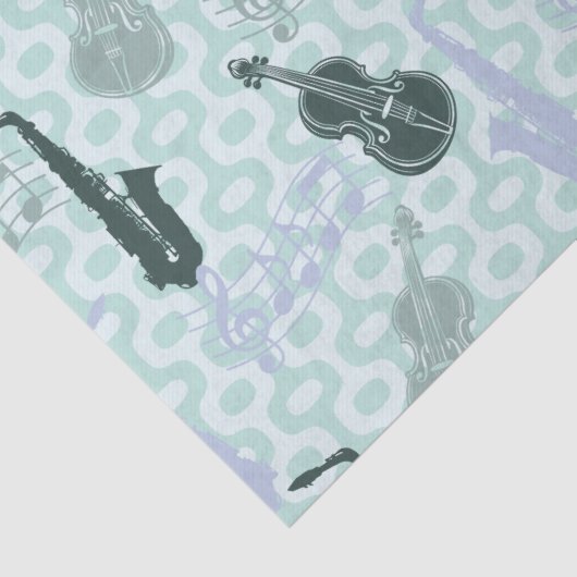 Sax and Violins Pattern 薄葉紙 (詳細)