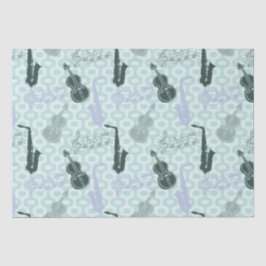 Sax and Violins Pattern 薄葉紙